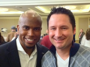 Chad with Jonathan Sprinkles